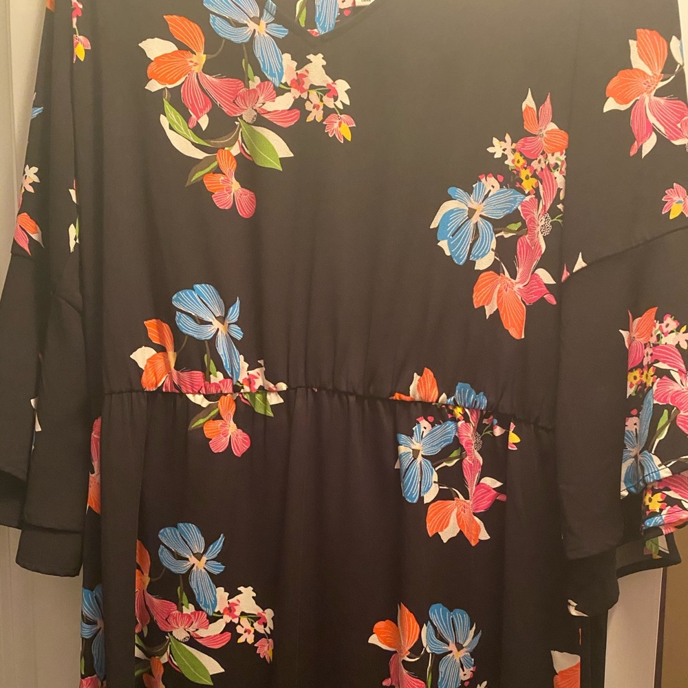 Black Floral Dress